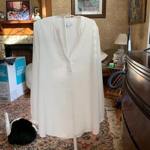 ASOS TALL sheer one button top. Never worn. Retail 75‎